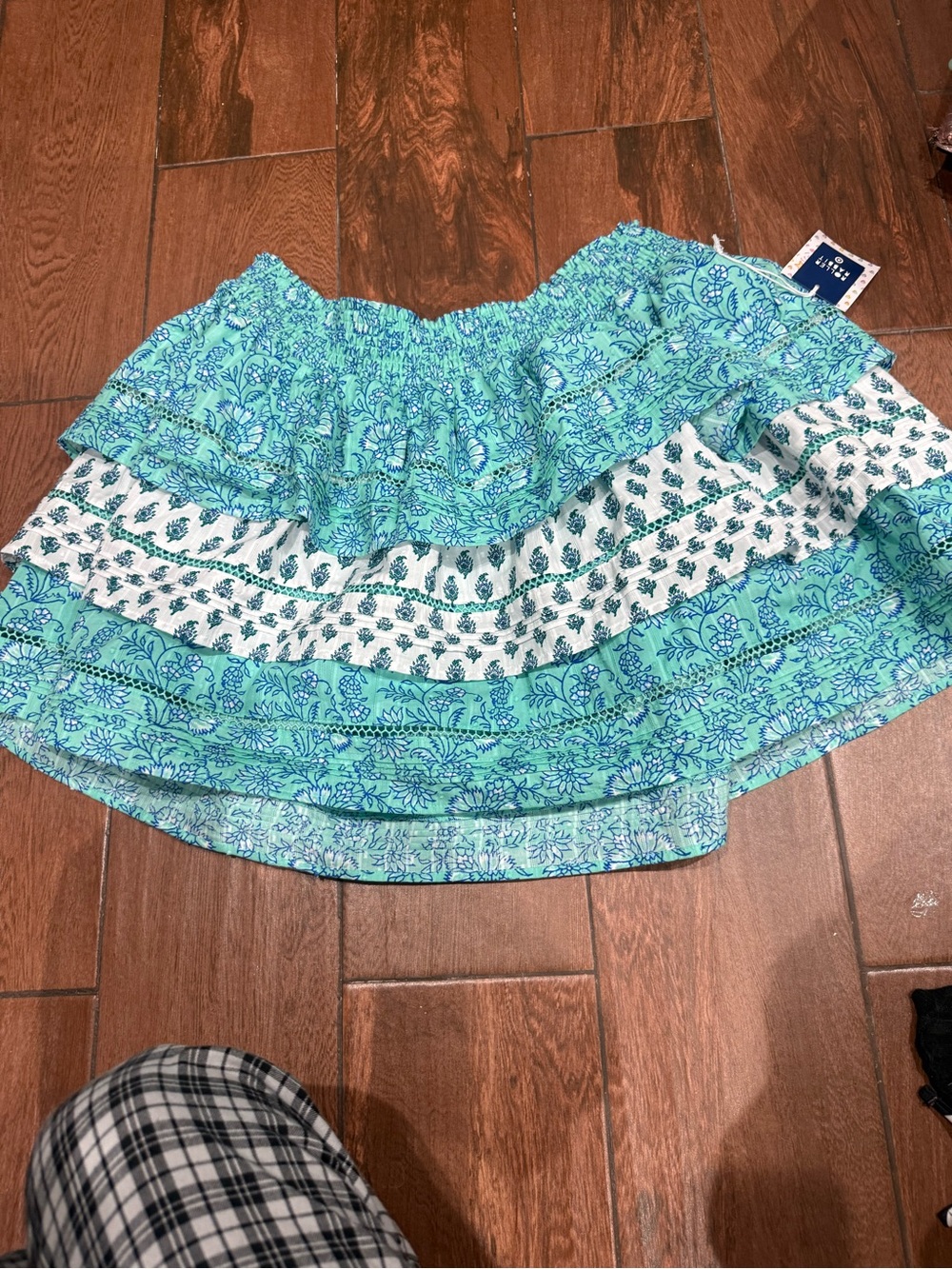 Roller Rabbit Tiered Skirt size XXL New with tags